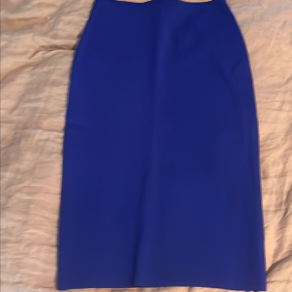 DVF Blue pencil skirt